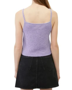 Marc O'Polo T-Shirts|Débardeur en Alpaga & Laine mélangés cropped violet clair
