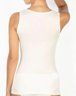 Mare Lingerie, Nuit|Débardeur Laine et Soie ivoire