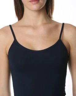 Mare Lingerie, Nuit|Débardeur Lucie en Micromodal bleu