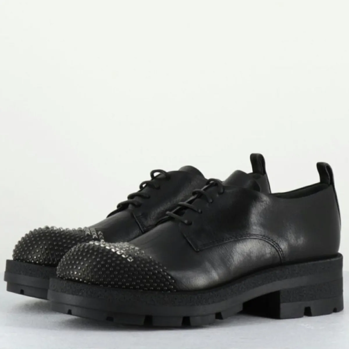Garrice Lab Derbies|Derbies en Cuir dabran sienne noires