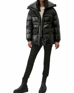 Marc O'Polo Manteaux|Doudoune bimatière Colh noire