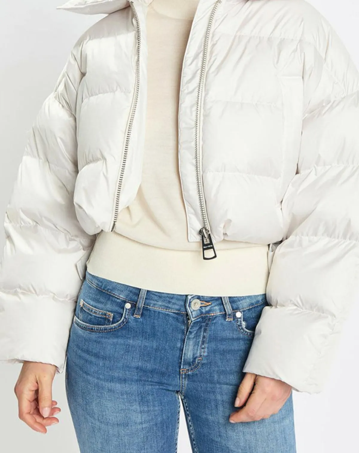 Marc O'Polo Manteaux|Doudoune Cropped écrue