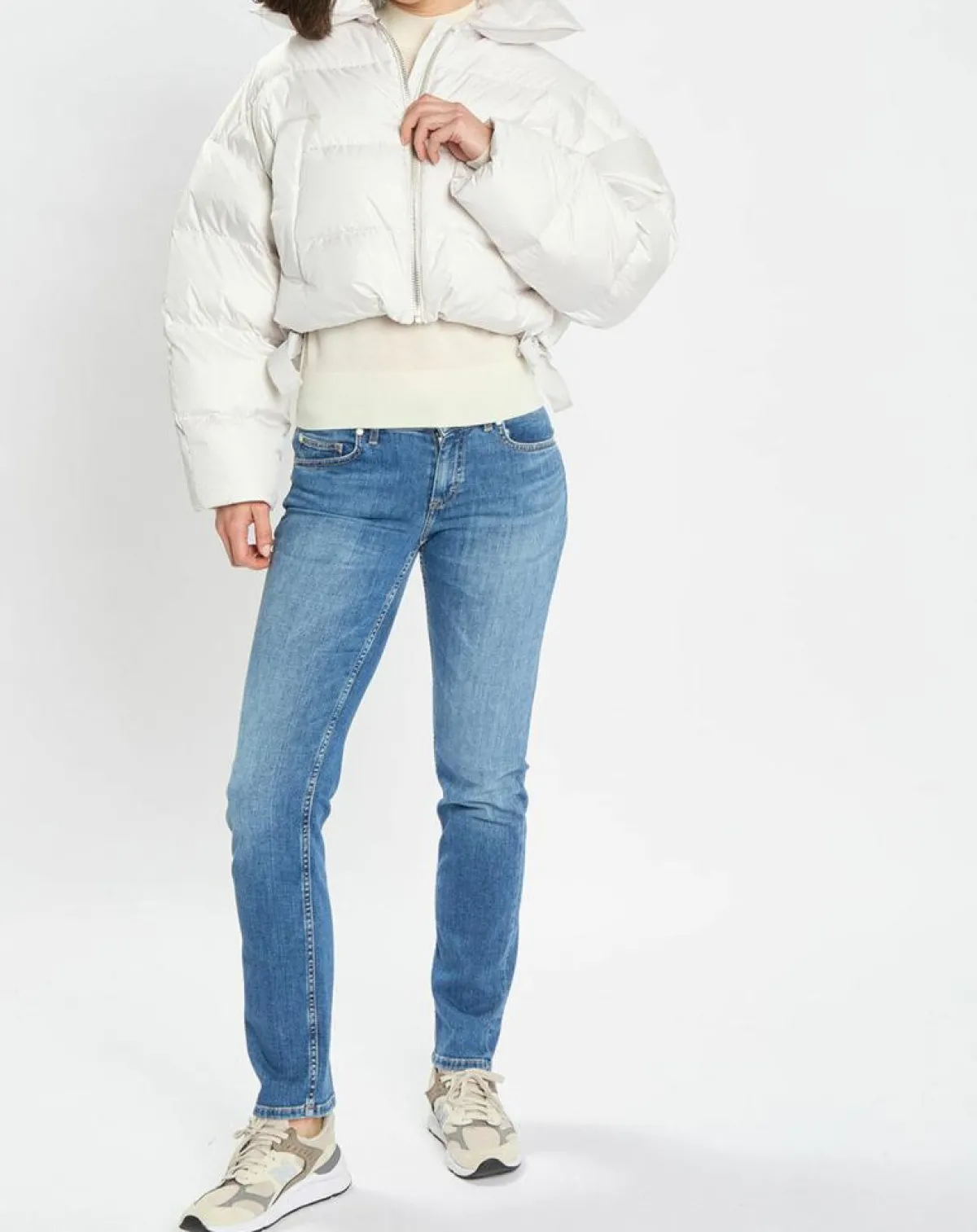 Marc O'Polo Manteaux|Doudoune Cropped écrue