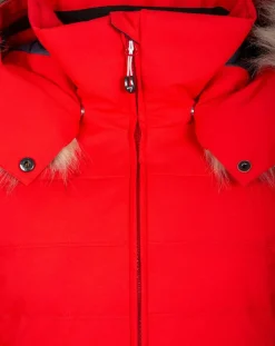 Degré 7 Manteaux|Doudoune de ski Traqui fausse fourrure incandescent