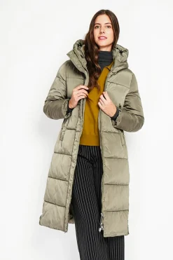 Assuili Manteaux|Doudoune longue kaki