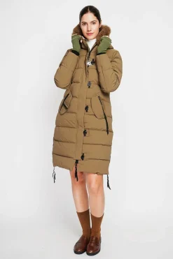 Assuili Manteaux|Doudoune longue marron