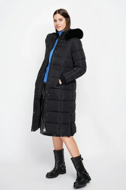 Assuili Manteaux|Doudoune longue noire