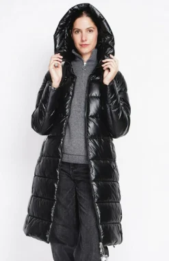 Assuili Manteaux|Doudoune longue noire