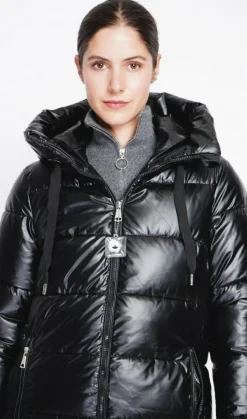 Assuili Manteaux|Doudoune longue noire