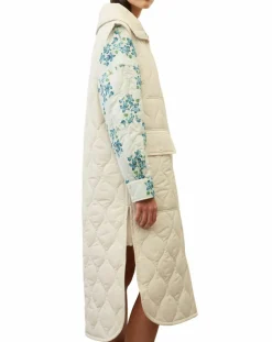 Marc O'Polo Manteaux|Doudoune longue sans manches padded beige