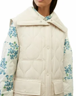 Marc O'Polo Manteaux|Doudoune longue sans manches padded beige