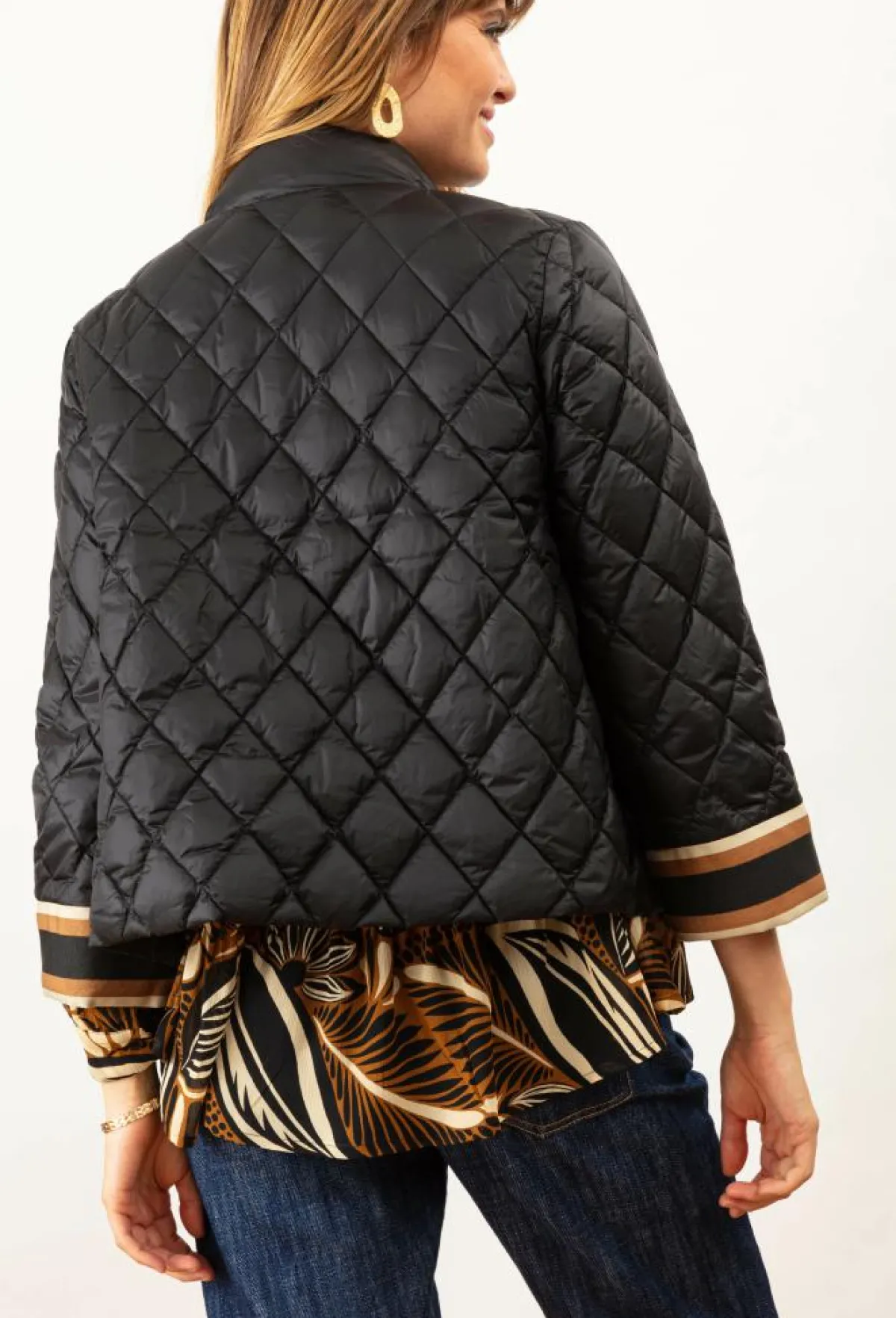 Bleu Blanc Rouge Manteaux|Doudoune Mareva noire