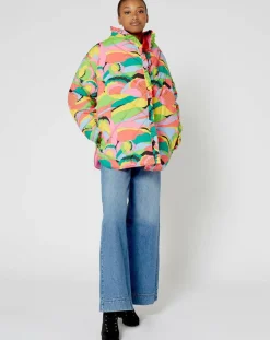 Manoush Manteaux|Doudoune Purple fluo