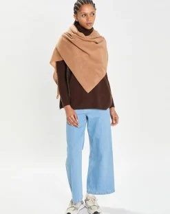 Cashmere Tribu Echarpes, Foulards|Echarpe 100% Cachemire Cascade mocha
