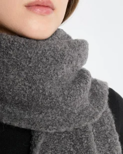 Marc O'Polo Echarpes, Foulards|Echarpe en Laine mélangée chinée vert foncé