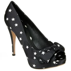 Dolce & Gabbana Escarpins|Escarpins étoilés noir/blanc - Talons 12 cm