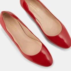 Minelli Escarpins|Escarpins en Cuir Elo rouges - Talon 6 cm