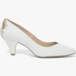 Bocage Escarpins|Escarpins en Cuir Izold blancs - Talon 6 cm