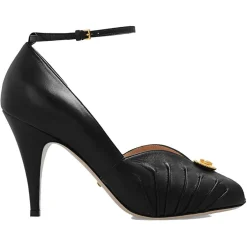 Gucci Escarpins|Escarpins en Cuir noirs - Talon 10 cm