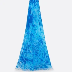 Petrusse Echarpes, Foulards|Etole en Coton Bio ciel - 70x200 cm