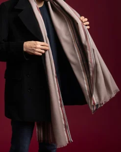 Petrusse Echarpes, Foulards|Etole en Laine, Soie & Cachemire Méridien beige - 70x200 cm