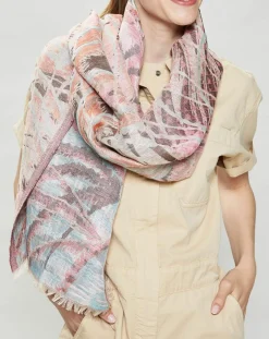 Petrusse Echarpes, Foulards|Foulard en Coton Cabaret rose - 60x200 cm