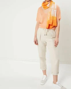 Caroll Echarpes, Foulards|Foulard Livia tie and dye orange - 184x74 cm