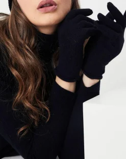 Cashmere Tribu Gants, Moufles|Gants 100% Cachemire Garance noirs