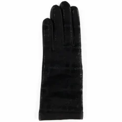 Maison Fabre Gants, Moufles|Gants en Cuir d'Agneau doublure Laine Ariana noirs