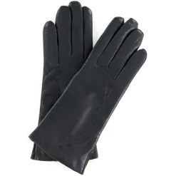 Maison Fabre Gants, Moufles|Gants en Cuir d'Agneau doublure Laine Mila fer