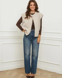 L'Armoire de Suzette Gilets Et Cardigans|Gilet Alice beige