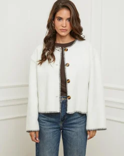 L'Armoire de Suzette Gilets Et Cardigans|Gilet Clara écru