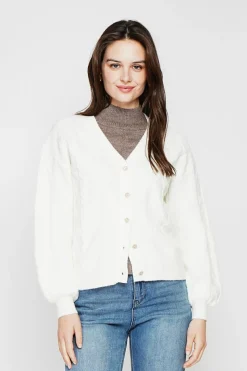 C&Jo Gilets Et Cardigans|Gilet col v naturel