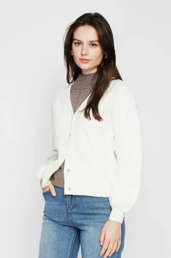 C&Jo Gilets Et Cardigans|Gilet col v naturel