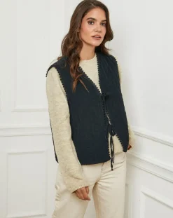 L'Armoire de Suzette Gilets Et Cardigans|Gilet Diane noir