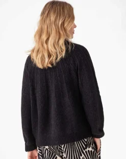 Indies Gilets Et Cardigans|Gilet en Alpaga & Laine mélangés Elise noir