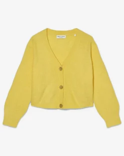 Marc O'Polo Gilets Et Cardigans|Gilet en Alpaga & Laine mélangés 3 Boutons jaune