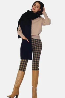 Assuili Gilets Et Cardigans|Gilet en Cachemire mélangé grand col noir