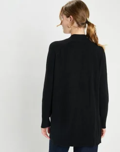 Galeries Lafayette Gilets Et Cardigans|Gilet en Laine & Cachemire Susan noir