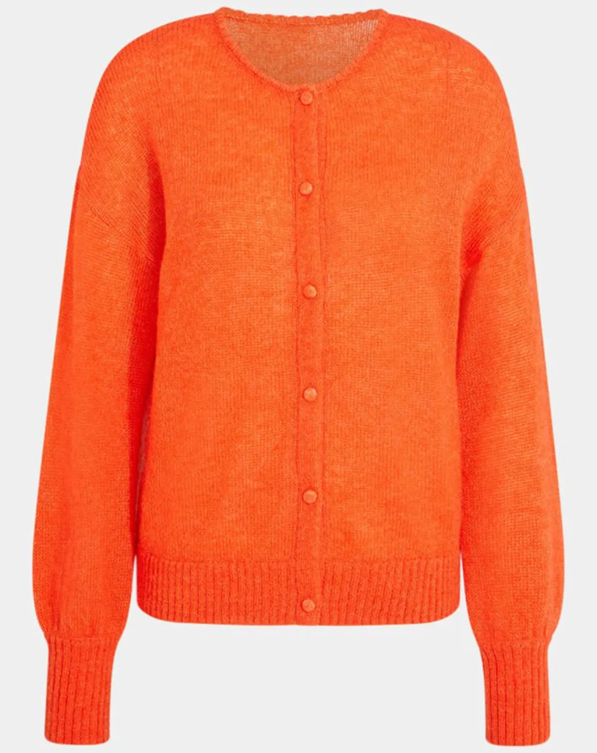 Galeries Lafayette Gilets Et Cardigans|Gilet en Laine & Mohair mélangés Maille Boston 2 rouge moyen