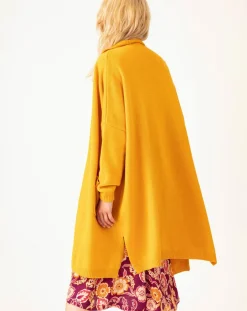 Indies Gilets Et Cardigans|Gilet en Laine mélangée Amira mangue