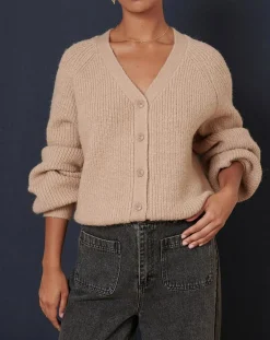 Garance Paris Pulls|Gilet en Laine mélangée Tibet beige