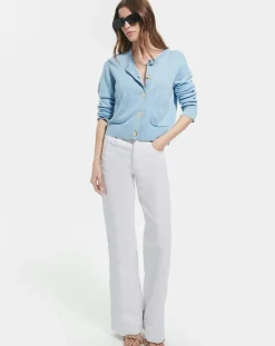 Zapa Gilets Et Cardigans|Gilet Gwendoline bleu ciel