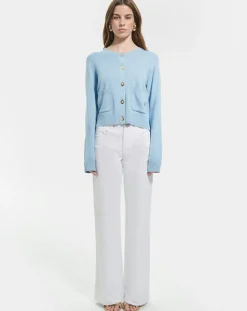 Zapa Gilets Et Cardigans|Gilet Gwendoline bleu ciel