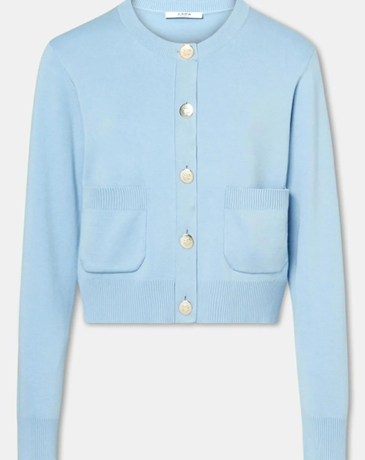 Zapa Gilets Et Cardigans|Gilet Gwendoline bleu ciel