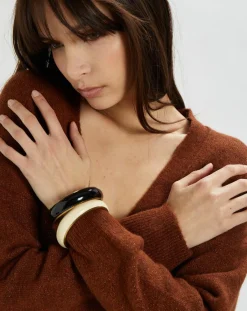 Stella Forest Gilets Et Cardigans|Gilet Hannae en Maille mélangée brique