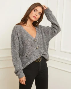 Alice & Charlotte Gilets Et Cardigans|Gilet Laura anthracite