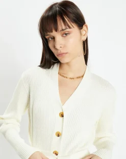 Zapa Gilets Et Cardigans|Gilet long Galia écru