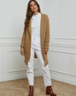 Alice & Charlotte Gilets Et Cardigans|Gilet Lucie camel