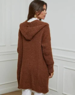 Alice & Charlotte Gilets Et Cardigans|Gilet Lucie tabac